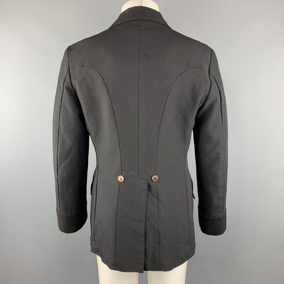 COMME des GARCONS HOMME PLUS M Black Polyester Military Jacket - Picture 5 of 9